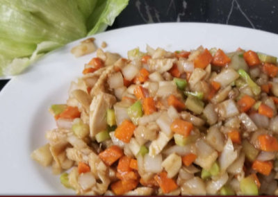 7. Chicken Lettuce Wrap